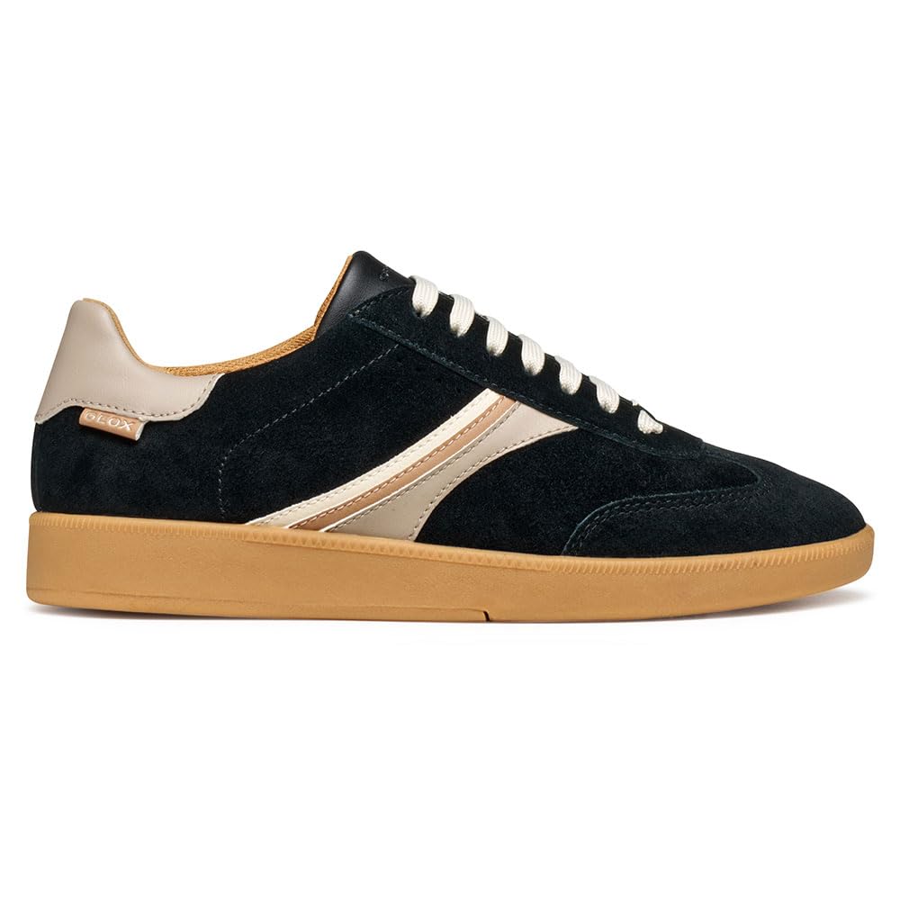 Geox Woman D Meleda Sneakers Black/Beige 35 EU