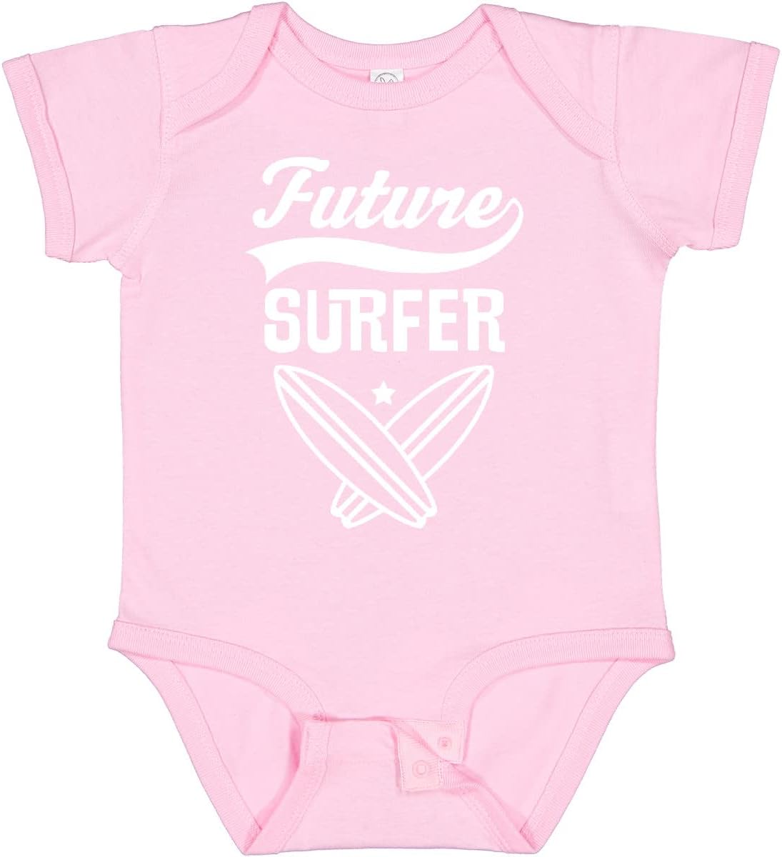 inktastic Surfing Future Surfer Baby Bodysuit