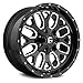 Fuel Titan black Wheel with Painted Finish (20 x 9. inches /6 x 135 mm, 1 mm Offset)