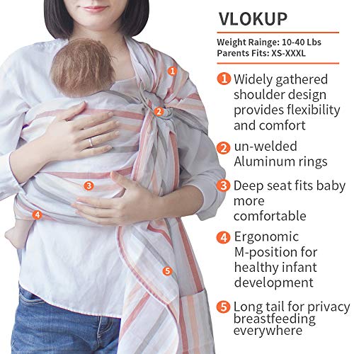 Vlokup Baby Ring Sling Baby Carrier thumb #1