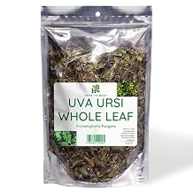 Herb To Body Uva Ursi Herb Leaves Whole - 4oz, Wildcrafted Arctostaphylos Pungens, Herbal Tea Loose Leaf for Uva Ursi Tea, Tinctures, Extracts, and Traditional Preparations