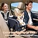 LUMINFLY Center Console Dog Car Seat, Puppy Cat Booster Seat, Soft Pp Cotton Padding, Mesh Top, Adjustable Safety Leash, Portable Travel Carrier