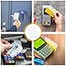 5 PCS Horizontal Half Badge Holders, Swipe Badge Holder Hard Plastic Easy Access Swipe Card Holders, Frosted Rigid Clear Plastic ID Card Holder for Swiping ID Credit Name Cards Pos Magnetic Swipe Card
