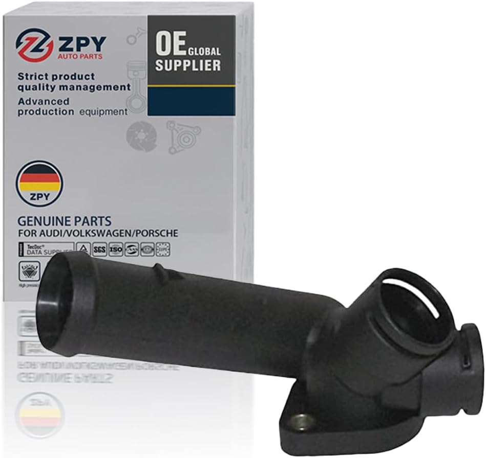 PIPE CONNECTOR OEM:074121133D 074 121 133D Compatible for VW Transporter Caravelle T4. Heating Water Pipe Cooling Water Valve Connector Black. Auto Part. 1 pcs.