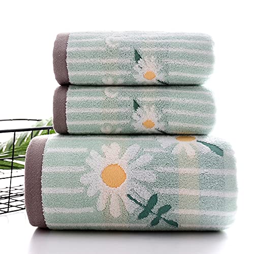Minyose Jacquard Daisy Bath Towel Daily Necessities Household Adult Bath Towel Bathroom Bath Towel Beach Bath Towel #TOP6
