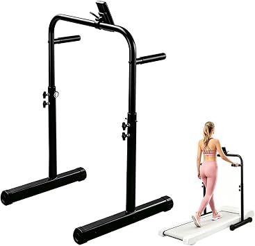 Walking Pad Handle Bar, Adjustable Treadmill Handrail with Phone Holder