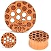 Produktbild AllRing 1 Paar Flesh Tunnel Ohrstöpsel Ohr Piercing Schmuck - Ohr Gauges/Ohrpiercing Plugs Set/Ohrstecker/Ohr Expander für Gestreckte Ohrlöcher Ohr Schmuck - Natürlich Holz Cellular Design (12MM)