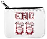 england 1966 semi final Ein kleines, handliches England 1966 Münzen Reißverschluss Geldbörse