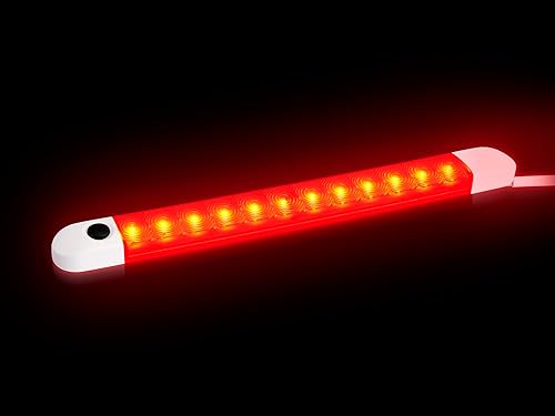 Miniatura 4 de Young Marine Barra de luz de tira LED de montaje en superficie para barcos con blanco y rojo - DC12V iluminación interior