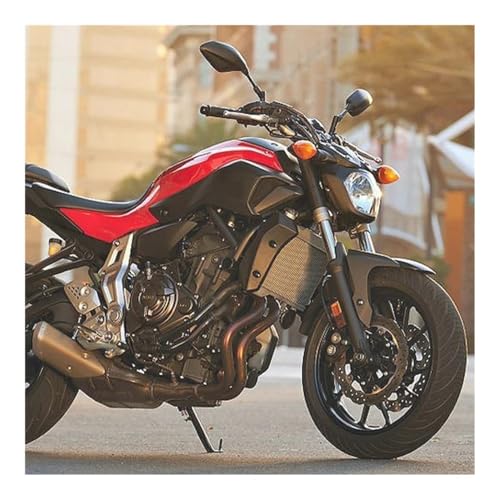 Garde-boue carbone MT-07 évite les éclats et protège le moteur - 3