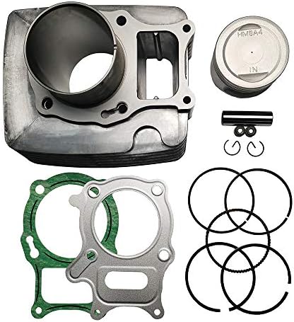 JINFANNIBI Cylinder Piston Ring Gasket Top End Rebuild Kit Compatible for Honda Recon 250 Sportrax 250 TRX250X TRX250EX TRX250TM TRX250TE 1997-2019