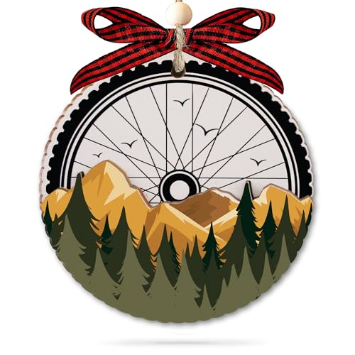 Mountain Bike Christmas Ornament