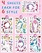24 Pcs Make Your Own Unicorn Sticker Sheet, Unicorn Party Favors Face Stickers for Kids Girls Toddlers Crafts Activities Bags Birthday Party Favors Valentines Day Gifts for Kids Classroom
