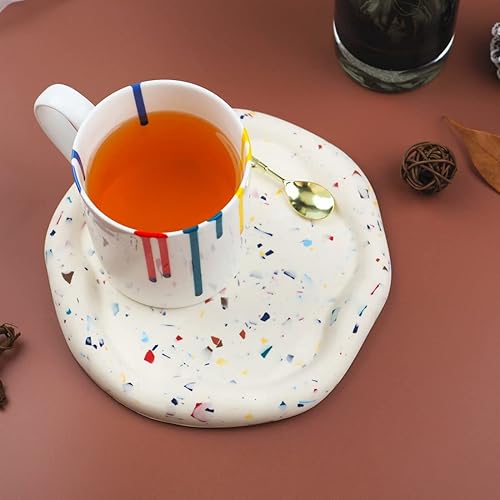 Miniatura 8 de Voyyphixa Round Tray Resin Mold Coaster Silicone Molds for Epoxy Resin Irregular Tray Molds for Casting DIY Plate Jewelry Storage Box Trinket Dish