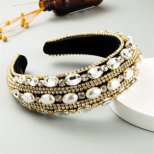 Diadema de lujo con diamantes hecha a mano para novias elegantes