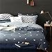 Vougemarket 3 Piece Duvet Cover Set (Queen,King) Duvet Cover with 2 Pillow Shams - Hotel Quality 100% Cotton - Luxurious, Comfortable, Breathable, Soft and Extremely Durable (Queen, Style 1)