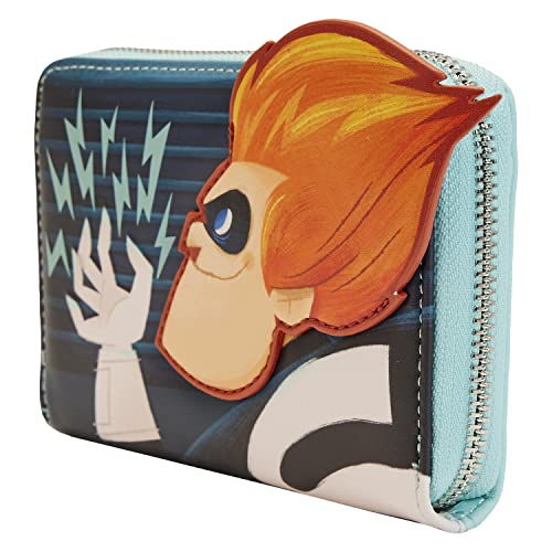 Loungefly Disney Pixar Moments Incredibles Syndrome Faux Leather Zip Wallet3