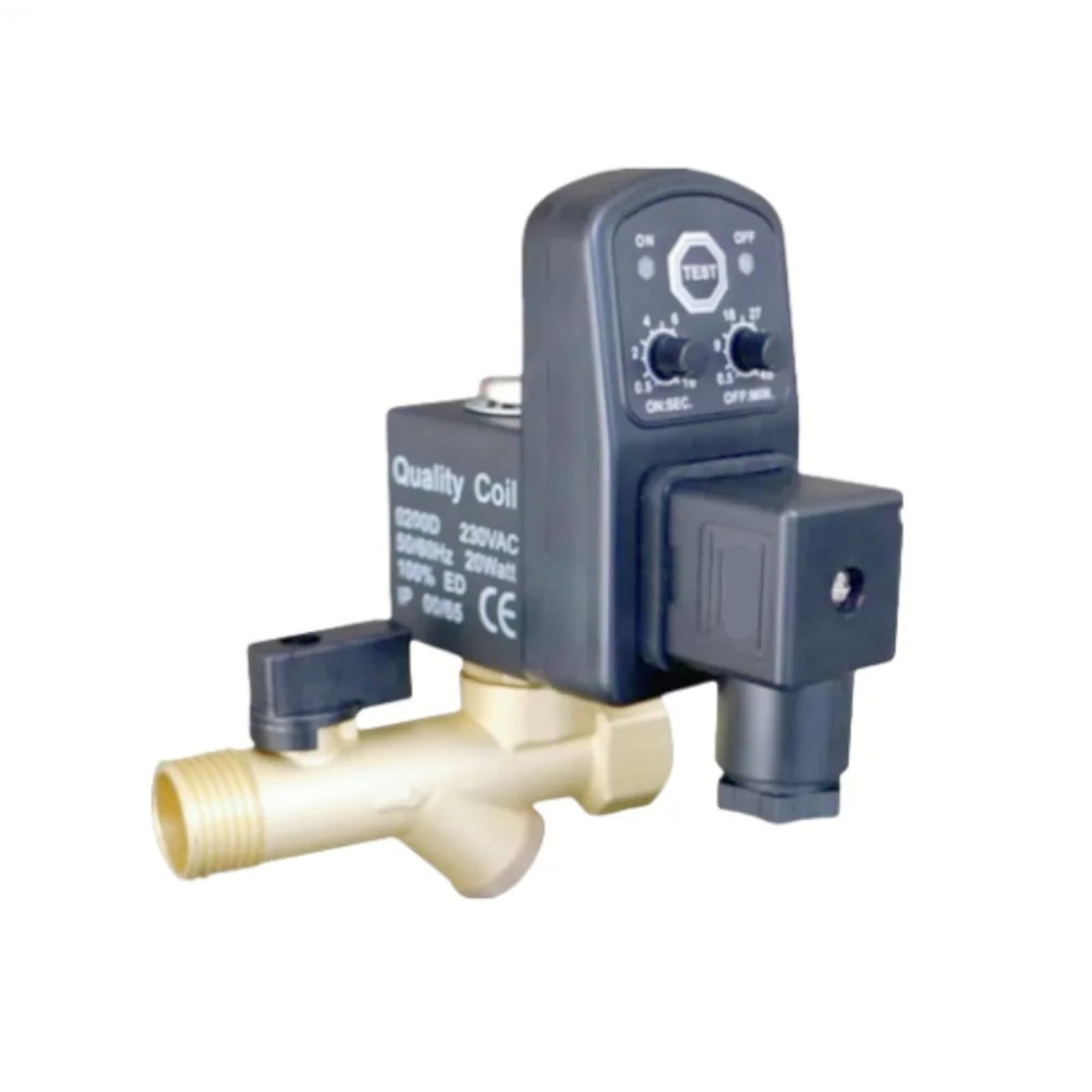Jpvlcndj 220V 1Pc Dc24v220v380v 1/2" Automatic Timer Compressor Condensate Drain Timer Solenoid Valve(220V)