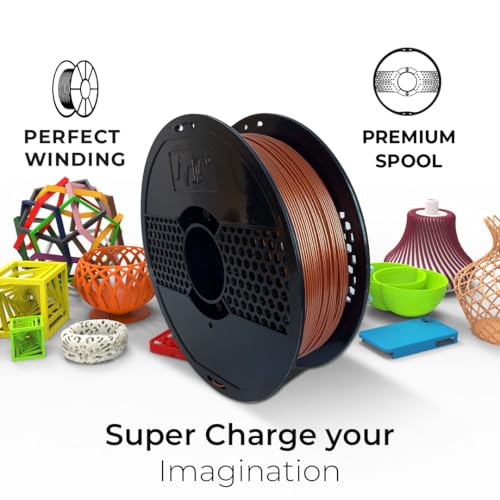 Image of NFIL3D 1KG Net PETG+ Beaming Bronze 3D Printer Filament | Filaments for 3D Printer| 1.75mm| Accuracy - + /- 0.015mm | 1000g 3D Filament, 250g Spool & 350g Packaging Weight (Total Weight 1.6KG)