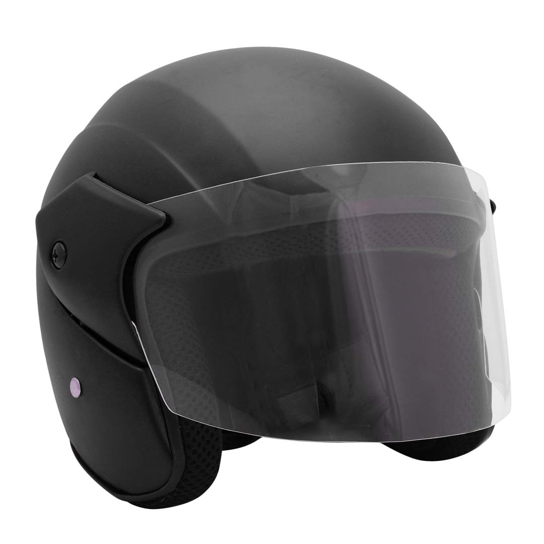 Sage Square Deltz Plus Two Wheeler (ISI Marked) Helmet Unisex Adult (Ext ra Large - XL+, Black Matte)-image-22