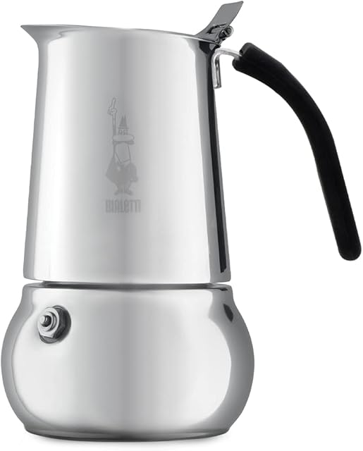 BIALETTI  Kitty coffee maker  4 cups  20cl  All heat sources  Stainless steel - Not compatible with induction