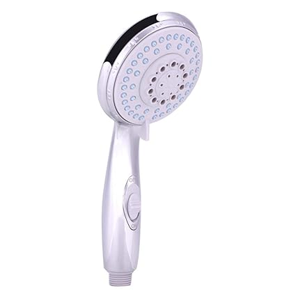 ABS Hand Held Shower Spray Head 5 Spraying Modes with On/Off Switch Home Bathroom Accessory
