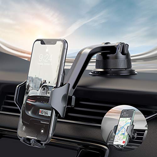 andobil Handyhalterung Auto Lüftung & Armaturenbrett & Windschutzscheiben [Stoßfest+Universale] KFZ Handy Halterung Auto Zubehör für iPhone SE 2020/11/Samsung S20/ S10/ Note10/ Huawei Xiaomi LG usw