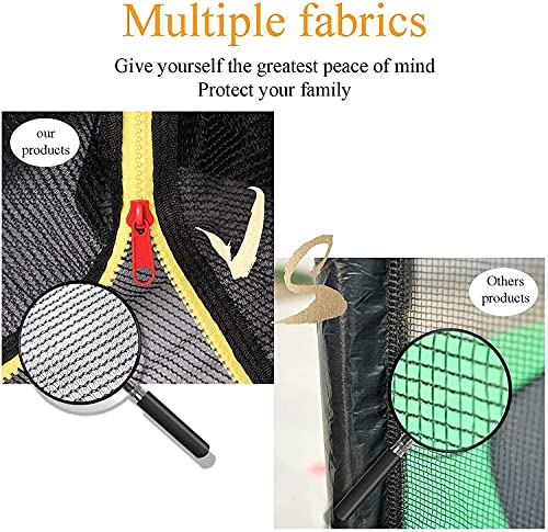 Filet de sécurité de remplacement pour trampoline d'extérieur de jardin