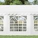 Outsunny Carpa de Jardín Cochera Gazebo 6x4m Pergola Cenador Pabellón 4 Paneles...