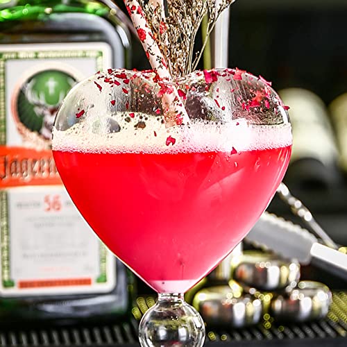 Copas de cóctel con forma de corazón para brindar en bodas y aniversarios románticos 7