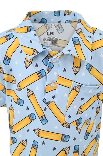Image of Unique Baby Moisture Wicking Kids Polo Shirts for Toddler Boys Polo Shirt