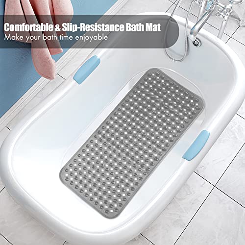 Bath-Mat-40-x-88cm-Shower-Mat-Non-Slip-with-Suction-Cups-Machine-Washable-Bathroom-Bathtub-Mat-Bath-Mats-for-Bathroom-Grey