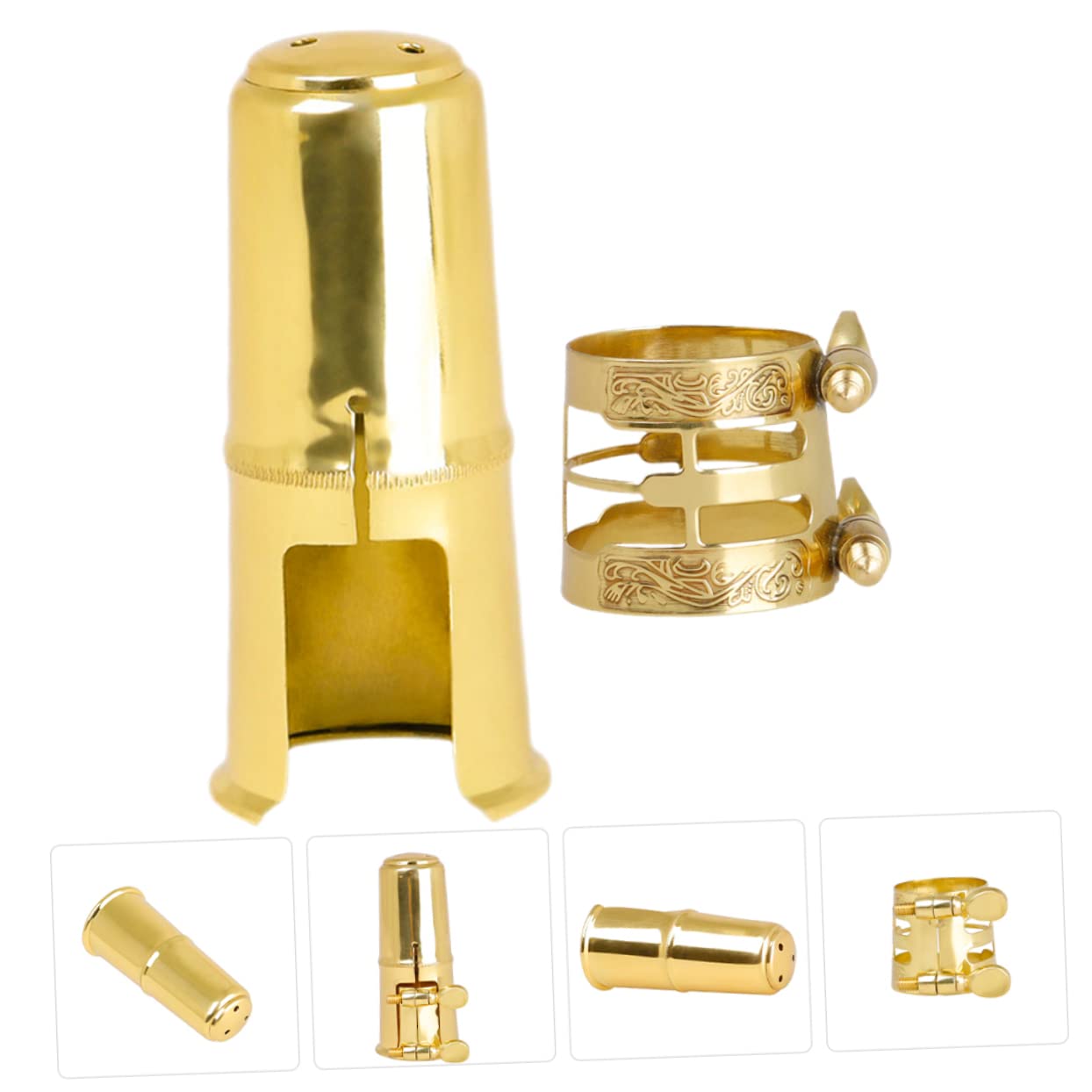 ifundom 4sets Coperchi Per Saxofono Clip Accessorio Per Musicisti Facile Installare e Manutenere Design Per Ottimale