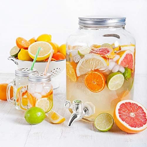 Saveur et Degustation KV7169 FONTAINE GLASS DRINK 4l, bezbarwny, 15 x 15 x 25,5 cm