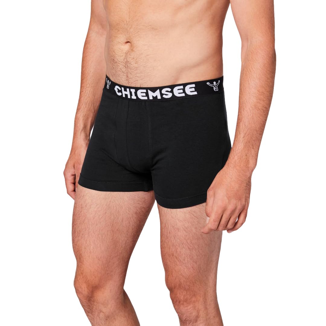 Chiemsee Boxershorts Herren I 10er Set Kurze Herren Unterhosen mit elastischem Waistband Style I Regular fit Boxershorts Men aus atmungsaktiver Baumwolle I 2 Farben, Größe S-4XL