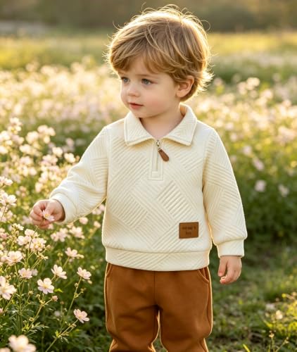 Toddler Boy Sweatshirt Outfit Set - Image 3