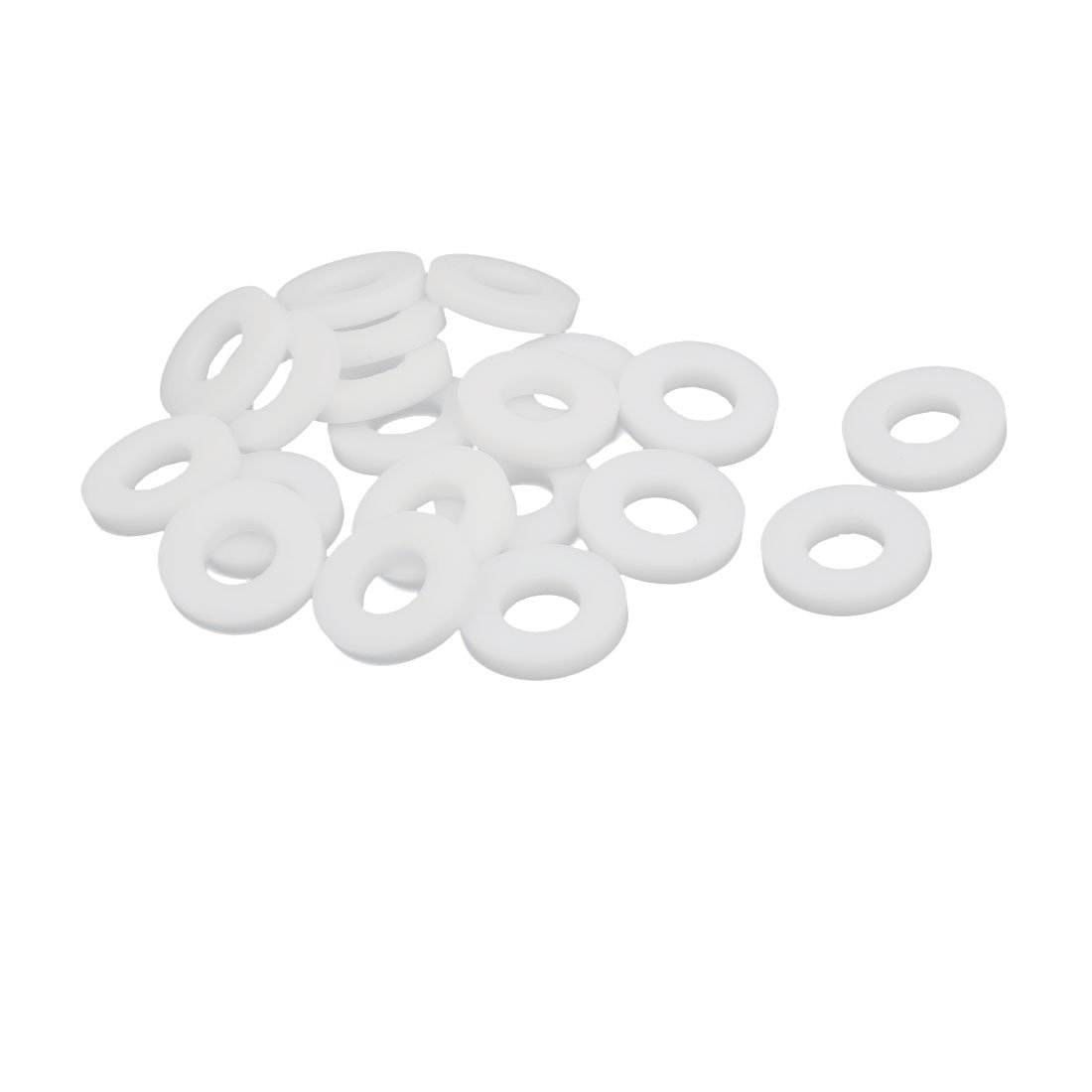 Joint PTFE Rond 18x8x3mm - Lot De 20 Pièces, Blanc, Téflon, Pour étanchéité Haute Température