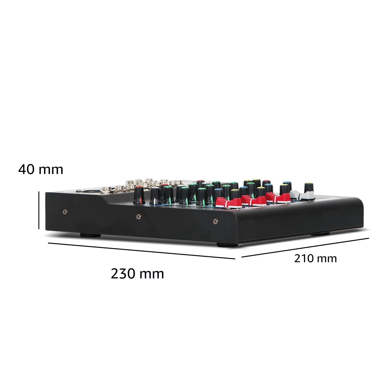 Depusheng HT4 Professioneller 4-Kanal USB Jack Portable Audio Mixer Bluetooth Live Studio Audio DJ Sound Mischpult