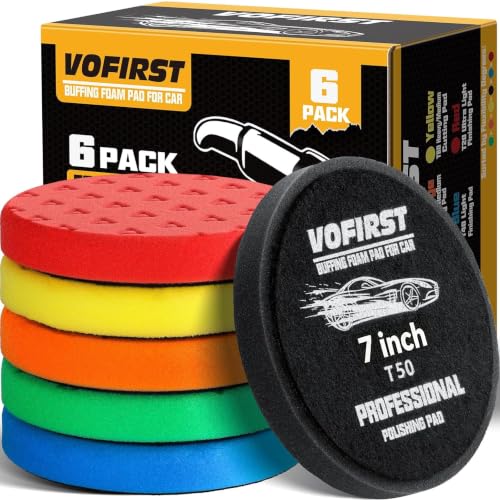 Polishing Pad 7.5 Inch 6 Pcs Foam Buffing Pads for Car Detailing