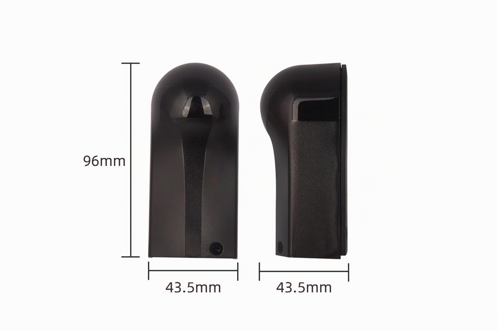 Casanoov Lot de 2 photocellules infrarouges universelles PHOTOCELL 07 pour motorisation de portail battant ou coulissant Détection jusqu'à 12 m AC/DC 12-24 V IP45 Filtre anti-reflet 50000 lux