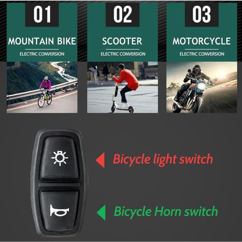 Universal Ebike Light and Horn Switch Turn Signal Switch 3 3-in-1 switch DK336 - Picture 8 of 13