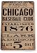 TIN SIGN "Chicago Wrigley Field" Card Metal Decor Art Baseball Shop Store A040