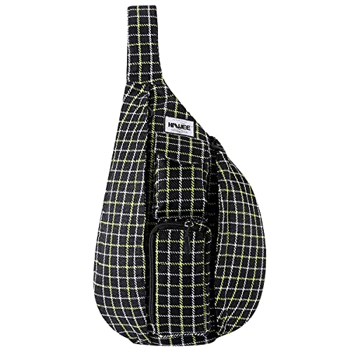 HAWEE Deporte Bolso Hombro de Pecho Mochila Bandolera Viajar Bolso Bandolera de Pecho Mochila de Hombro Casual para Hombres Mujeres Adolescentes Trabajo Vida Estudio Viajes al Aire Libre