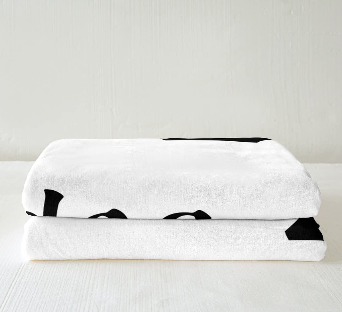 Manta de Forro Polar para Perro, Manta de Sherpa de Animales en 3D, para Cama, sofá, niños, Mascotas, Perro, Manta de Felpa para Regalo para Amantes de Perros, Color Negro, Blanco, cálido, Manta Mull