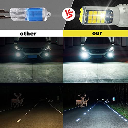 Ciihon H10 Led Fog Light Bulb 9145 9140 Led Bulbs 9045 9040 Switchback Fog Light 35W 1900Lm 3000K Yellow 6000K White 3000K 3030Smd Drl Replacement For Car Truck 2Pcs #TOP4