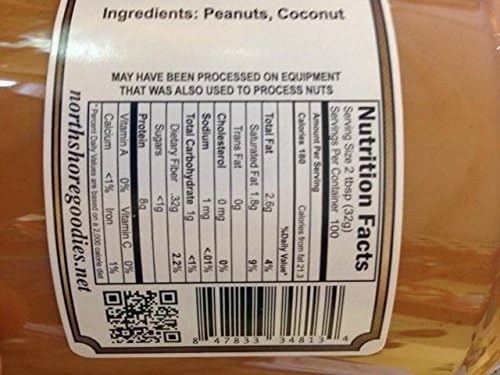 Mantequilla de Maní con Coco Chunky North Shore Goodies 2 lb miniatura 2