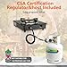 BesNerg Propane Stove 1 Burner Gas Stove, 14500 BTU High-Efficiency Auto Ignition Tempered Glass LPG Cooktop with CSA Regulator and Hose – for Outdoor Camping, RV, and Emergency Cooking