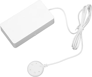 Rosvola WIFI Vattenläckagedetektor Smart Larm för Hemsäkerhet med översvämningsnivåsensor och APP-aviseringar, Vit, 1 Enhet