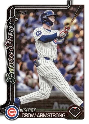 2025 TOPPS #290 PETE CROW-ARMSTRONG FUTURE STARS CHICAGO CUBS BASEBALL