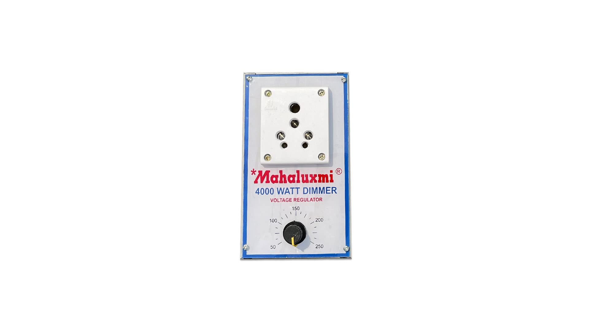 Mahaluxmi Dimmer 4000W 220V Ac Scr Voltage Regulator Dimmer Speed Controller Electric Motor, Conventional Box Regulator-picture-15